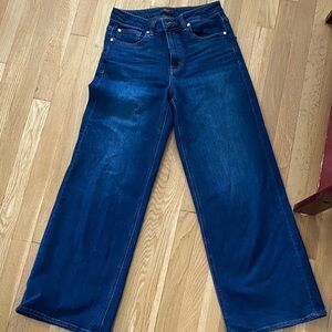 Quince Dark Blue Wide Leg Jeans